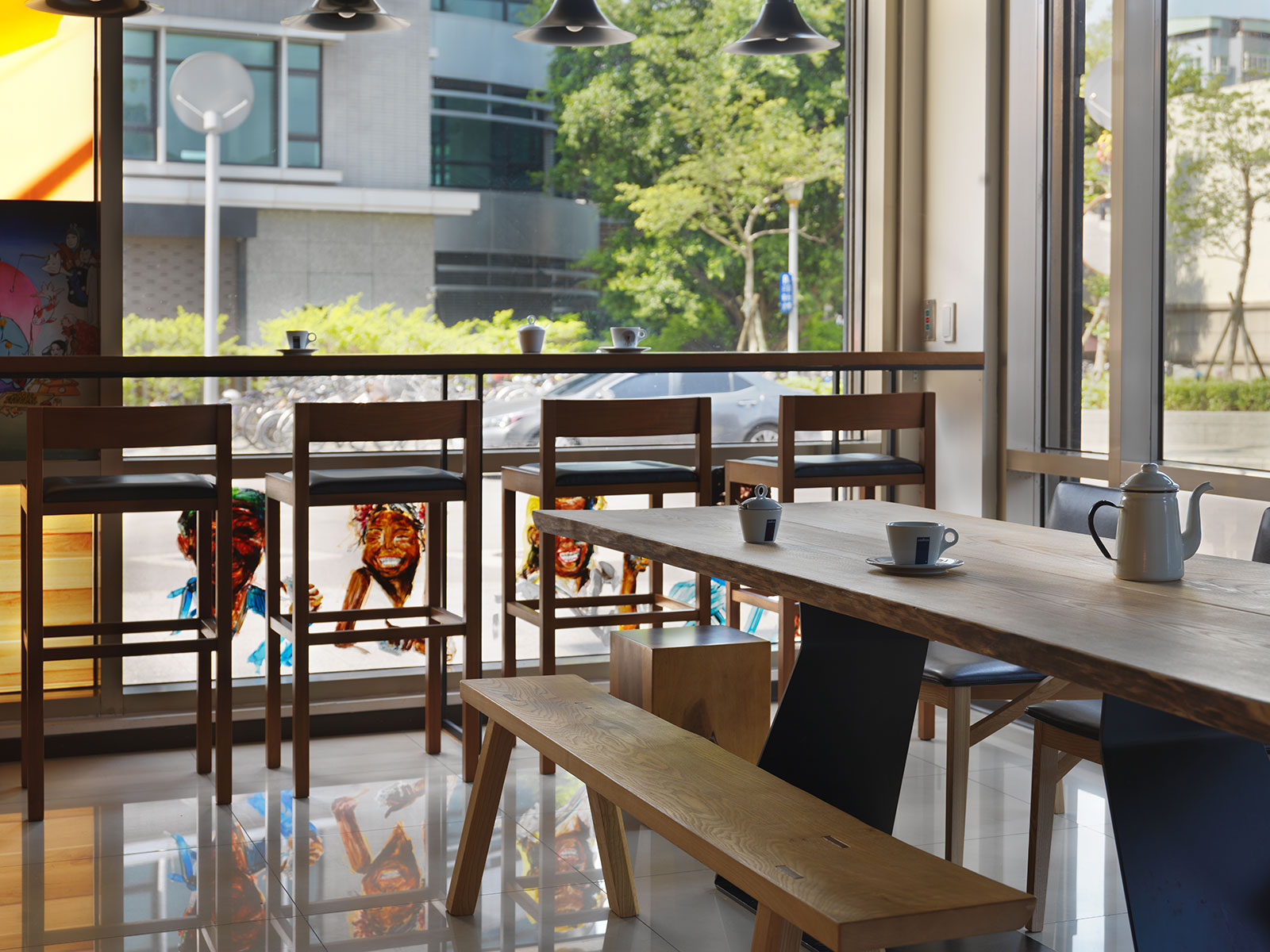 關渡烘焙咖啡廳：用餐區